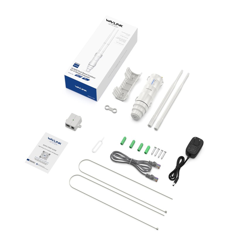 Outdoor Access Point, WAVLINK AC600 Long-Range WiFi Router/Extender, IP67 Weatherproof,