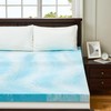 PERLECARE 3 Inch Queen Memory Foam Mattress Topper, Cooling Gel