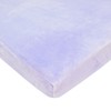 TL Care Heavenly Soft Chenille Mini Crib Sheet, Lavender, for