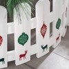 WeRChristmas Picket Fence Tree Skirt, Multi-Colour, 68cm