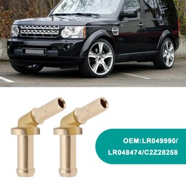 The Lord of the Tools 2pcs Thermostat Water Outlet Pipe Plug LR049990 LR048474 C2Z28258 Compatible with Range Rover Sport Discovery4