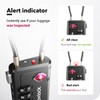 TSA Locks with Opening Indicator - Suitcase Locks with 4