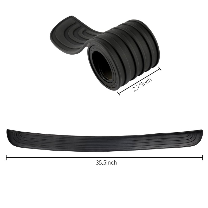 SYF-UN Car Rear Bumper Protector,Universal Rear Bumper Guard Protector for