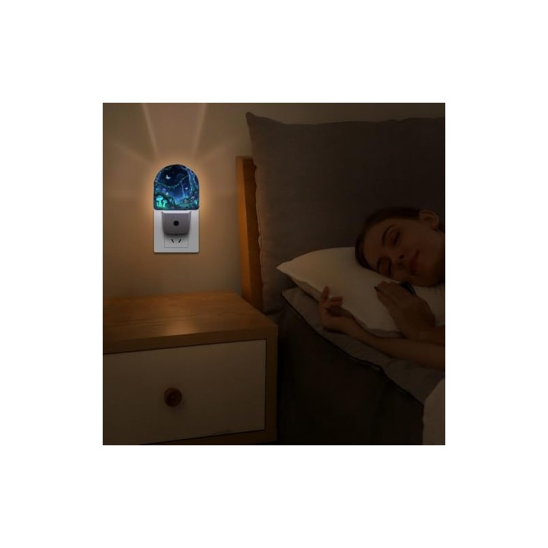 Luces nocturnas de pared con luces LED de fantasía bioluminiscente