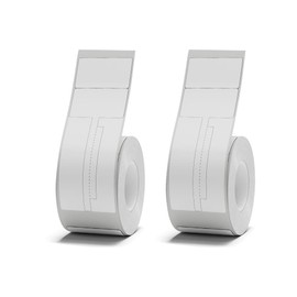 Jewelry Label Paper for NIIMBOT b1/b21/b3s Label Maker 2Rolls White Waterproof,Self-Adhesive Office and Home Labeling Tape Replacement.