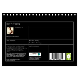 New York feeling (Desk Calendar 2025 DIN A5 Landscape), CALVENDO Monthly Calendar