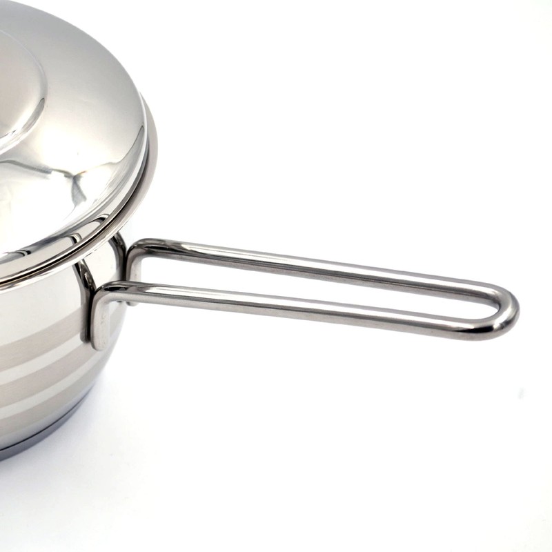Korkmaz Classic Stainless Steel Covered Stockpot (2 quart)