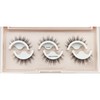 EMILYSTORES Press On Pre-Glued Lashes, 3D False Eyelashes, Natural Long