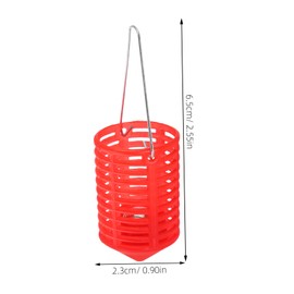 Outanaya Fishing Bait Cage Trap Net 2pcs Fish Holder Bait Trap Cage Feeder Carp Fishing Basket