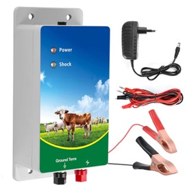 10KM Pasture Fence, Electric Fence, High Voltage Guard for Sheep, Cattle, Horses and Poultry, Power Tool
