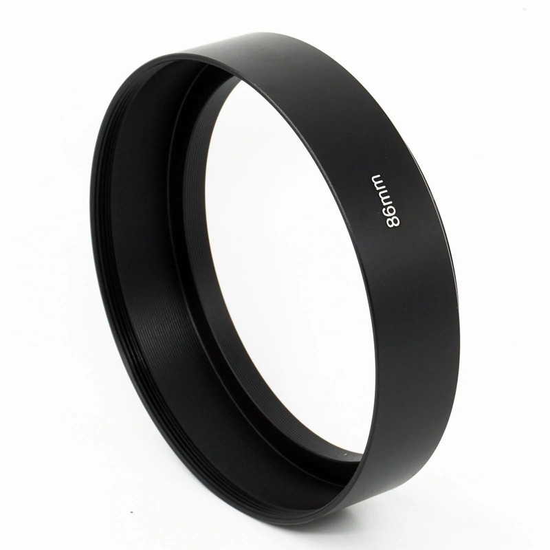 86mm x1 95mm x1 105mm x1 Threaded Metal Lens Hood