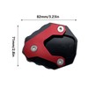 Motorcycle Kickstand Shoe | Motorcycle Parts,Anti-Slip Bracket Stand Side Support
