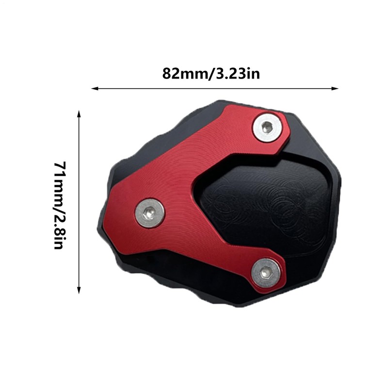 Motorcycle Kickstand Shoe | Motorcycle Parts,Anti-Slip Bracket Stand Side Support