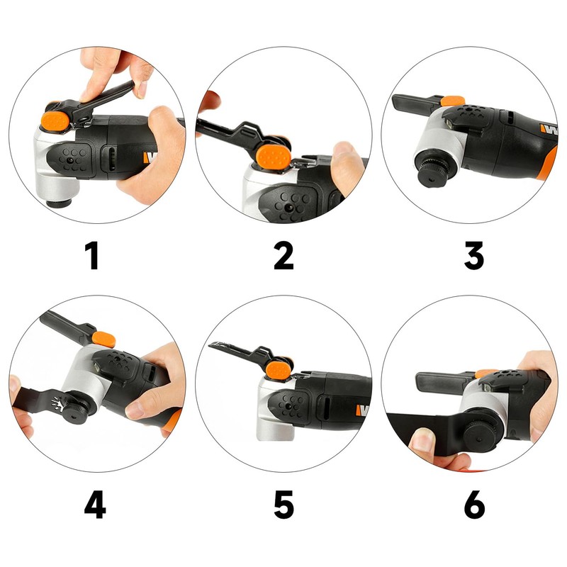 MaxAwe 33-Piece Oscillating Saw Blades Kit, Multitool Saw Blade Set
