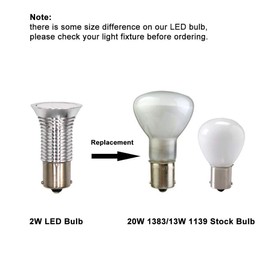 Makergroup 1383 1139 R12 Reading Lights RV LED Light Bulbs 1156 1141 BA15S Single Contact Bayonet Base for RV Camper Travel Trailer Motorhome Marine Boat Voltage 10-30VDC (4-Pack, Cool White)