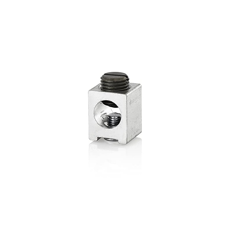 Leviton Circuit Breaker Ground Lug, 6-2/0 Awg, LLGND, Gray