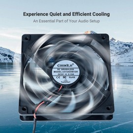 Fosi Audio USB C 5V Cooling Fan for for V3 Mono, V3 and BT20A PRO Amplifier