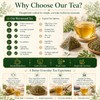 WOTIHA Wormwood Tea Bags, Pure Bitter Herbal Tea, 2.64 oz