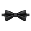 JRYXDS Men's Bow Tie, Black, Elegant Bow Tie, Classic Plain