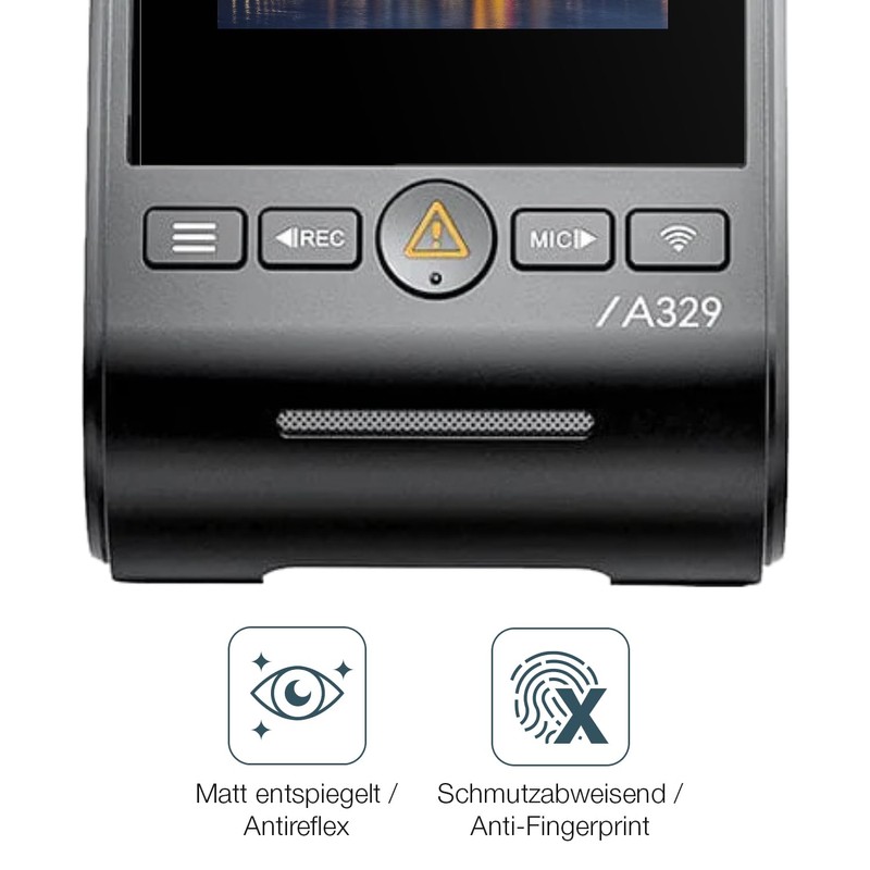 dipos I 2x Screen Protector 9H Matte Compatible with VIOFO