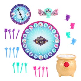 Moose Magic Mixies Magic Potion Cauldron Game. Place The Magic Ingredients Into The Cauldron and Make The Exclusive Mixling Leap Up and Out to Win