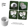 WOONEKY 4pcs Golf Putting Cups Durable Training Hole Cups for