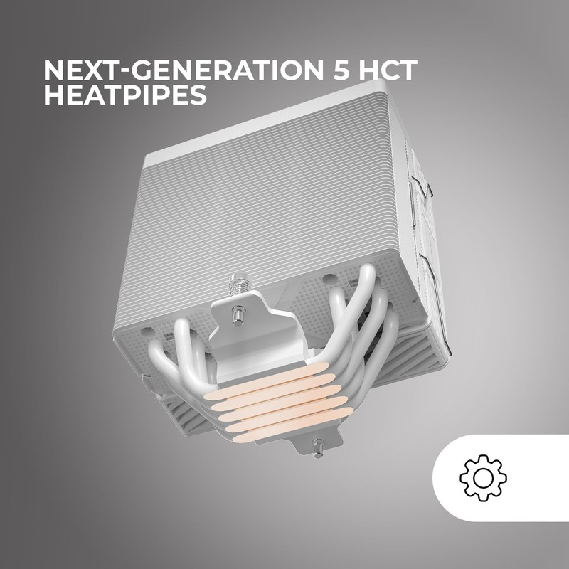 MARS GAMING MCPU-X5, CPU Cooler 280W TDP, 5x New Generation