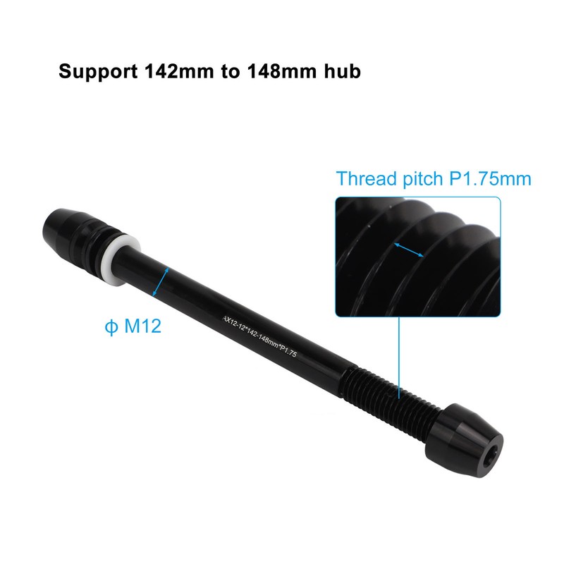 Bike Trainer Shaft Aluminum Alloy High Strength Bike Trainer Axle