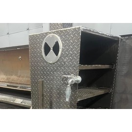 LavaLock® 8" aluminum pinwheel bbq smoker pit intake blade damper vent set