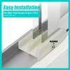 M6219 Sliding Shower Door Bottom Track, suitable for sliding shower