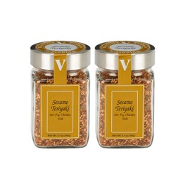 Sesame Teriyaki- Great for stir-fry, noodles, rice, pho and more. (5.1 oz Jar (Set of 2)