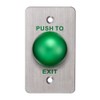 UHPPOTE Stainless Steel Panel Push to Exit Button for Door
