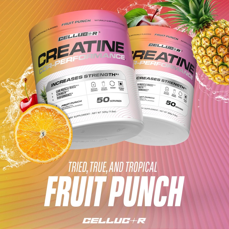 Cellucor Cellucor Creatine Powder, Fruit Punch Flavor - Increases Strength,