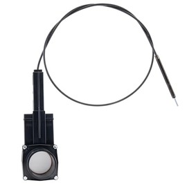 Camper Comfort 3" x 48" Cable Waste Valve | RV, Camper, Mobile Home tank valve | 4-ft release handle