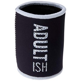 MDI Australia Rhinestone Stubby Cooler - 1 of 6 Random Designs Stubby Cooler, Black/Pink/Blue, NT-CC_R