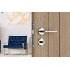 Designer Levers - Scylla Lever on Rose Door Handle -