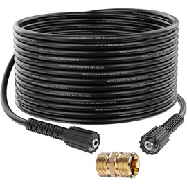Stone Banks Pressure Washer Hose Jet Wash Extension Hose, 33' 10M M22 Female Thread Replacement Hose with M22 Male Thread Connector Compatible with Kärcher Standard M22-14 Connection