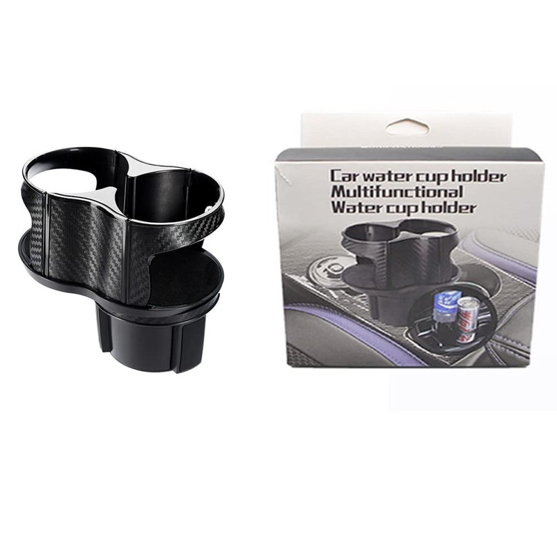 2 in 1 Auto Cup Holder Expander Adapter with 360