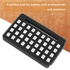 Joyzan 36Pcs Leather Embossing Stamp, Alloy Steel Letter Number Alphabet