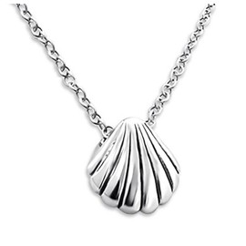 Seashell Necklace - Sterling Silver - Tiny/Discreet (45cm)