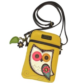 Chala Owl Cellphone Crossbody Handbag - Convertible Strap
