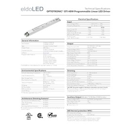 eldoLED | *2743WH Oti48/120-277/2A0/DIM-1L G2 | LED Driver | Replacement for 57434 Osram