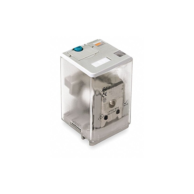 Dayton 12VDC, 11-Pin Square Base General Purpose General Purpose Relay;