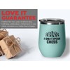 Chess Teal Wine Tumbler 12oz - I Only Speak Chess