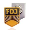 Generisch Red FDJ Pin, Metal