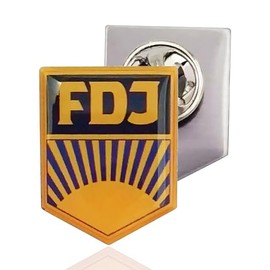 Generisch Red FDJ Pin, Metal