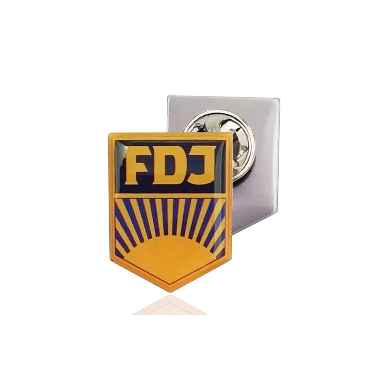 Generisch Red FDJ Pin, Metal