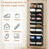 Euct 20-30 Pairs Over the Door Shoe Organizer, 10-Tier Hanging