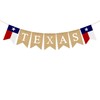 Rainlemon Yute Burlap Texas Lone Star State Bandera Banner para