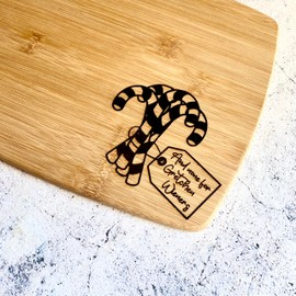 Not Nice Girls Bamboo Cutting Board (8"x10")